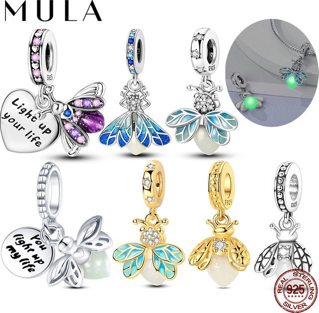 Mula Anhänger Glühwürmchen, 925 Silber, Damen - Bild 1