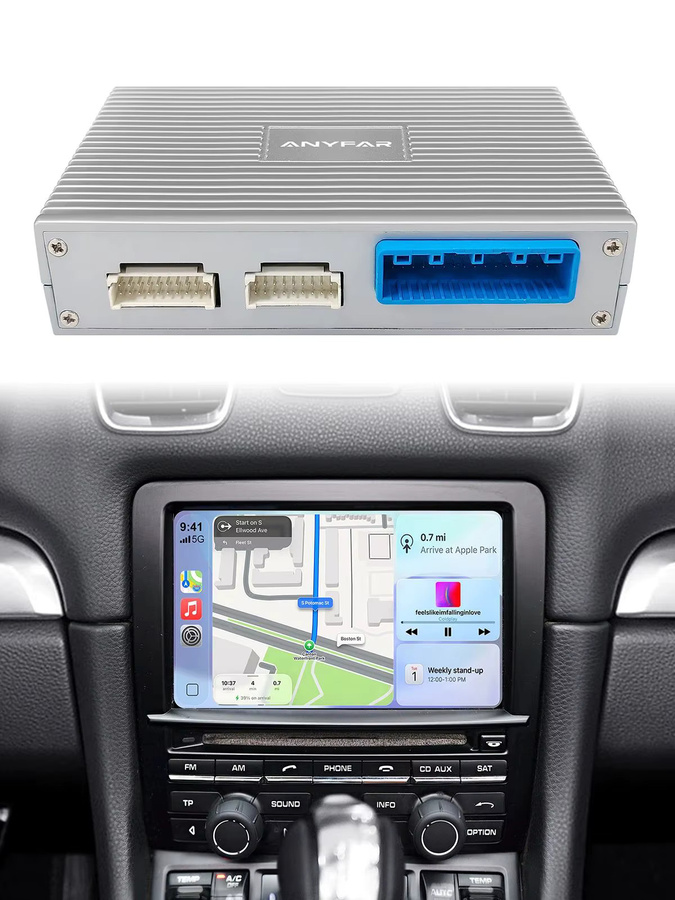 LEXXSON Kabelloses CarPlay und Android Auto Nachrüstkit Decoder-Box für Porsche CDR 3.0 3.1 911 Cayenne Cayman Boxster Panamera 2012-2016 - Bild 6