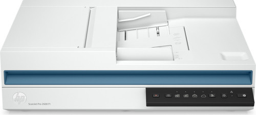 HP ScanJet Pro 2600 f1 Dokumentenscanner mit Flachbett und automatischem Einzug, Duplex, 1200 dpi, Weiß/Grau - Bild 1