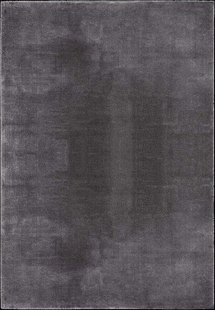 Teppich LILIAN von theko, moderner Webteppich in Anthrazit und Grau mit abstraktem Design aus Polyester - Bild 1