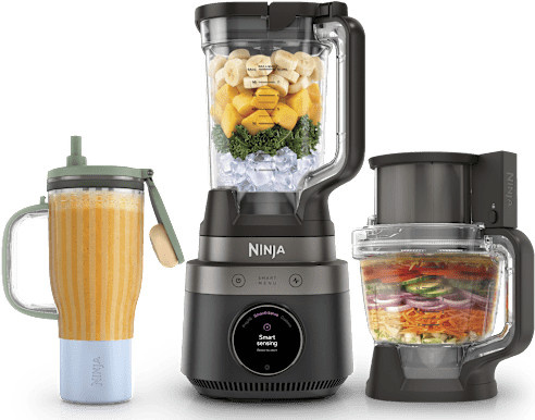 Ninja CrushBOSS 3-in-1-Küchensystem mit Food Processor und Becher, Schwarz, LB401EUBK von SharkNinja - Bild 1