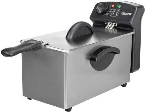 Princess 182626 Kaltzonen Fritteuse 2000W Silber matt - Bild 1