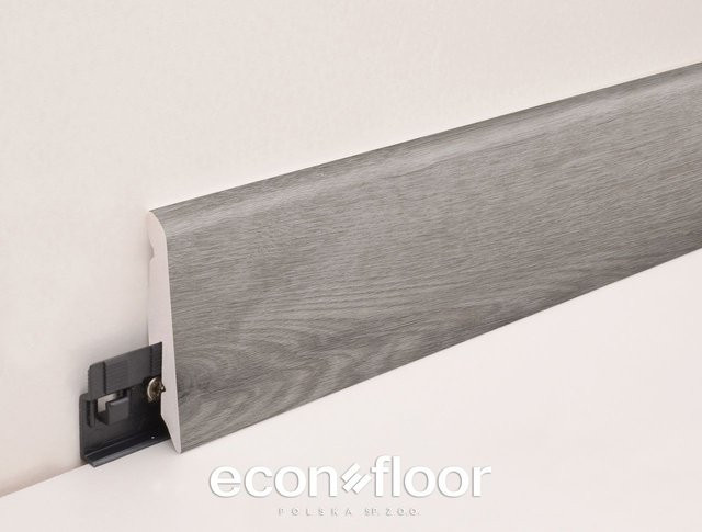 econfloor Sockelleiste aus PVC in Grau - Bild 1