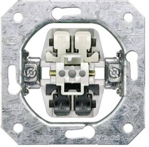 Siemens Jalousie-Schalter Delta Schalterprogramm, Weiß, 10 Stück - Bild 1