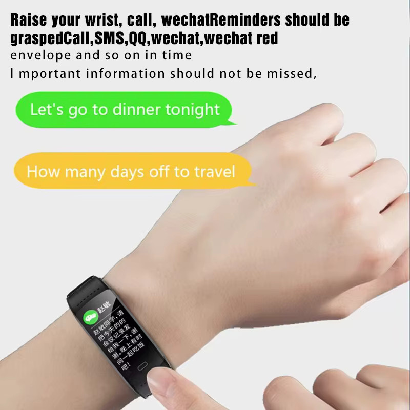 LIGE Smartwatch, Blau, Silikon, Unisex, Wasserdicht - Bild 3
