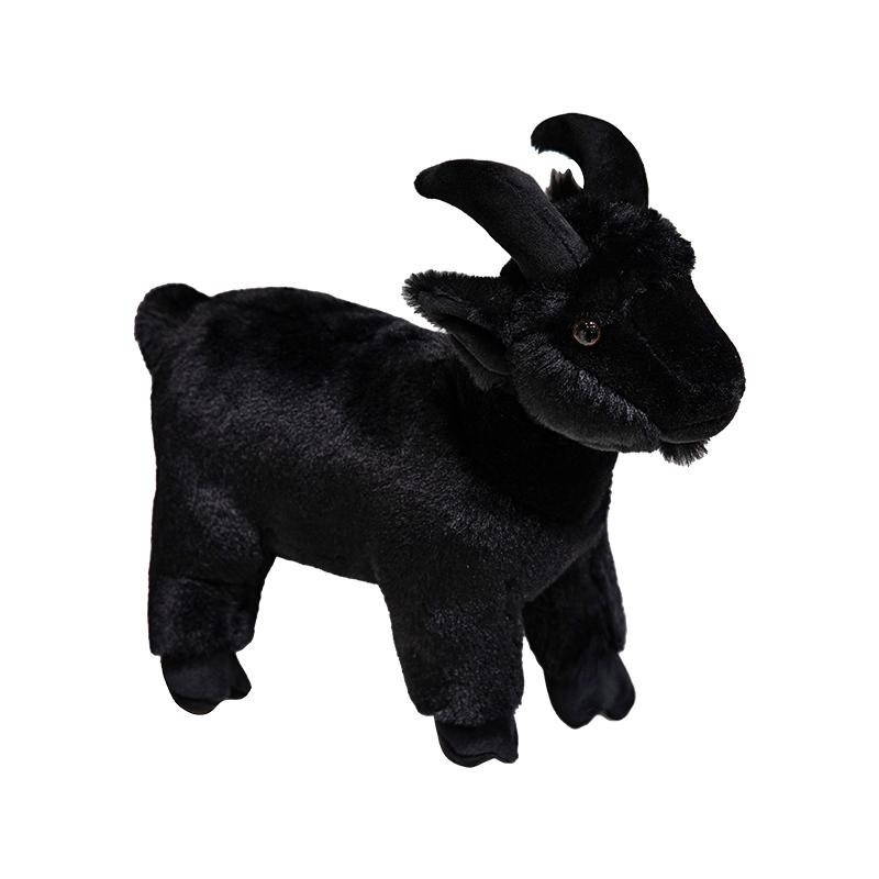 PUNIDAMAN Ziege Plüschtier, Weiß & Schwarz, 30cm - Bild 3