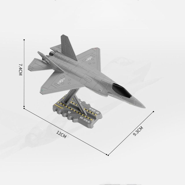 Linyi toy car J-35A Fc-31 Kampfflugzeug Modell, 1:144, Metall, ab 14 Jahren - Bild 1