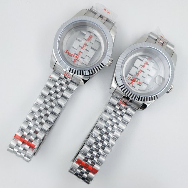 Uhrengehäuse Set Edelstahl, Saphirglas, Jubilee Armband, 40 mm - Bild 1
