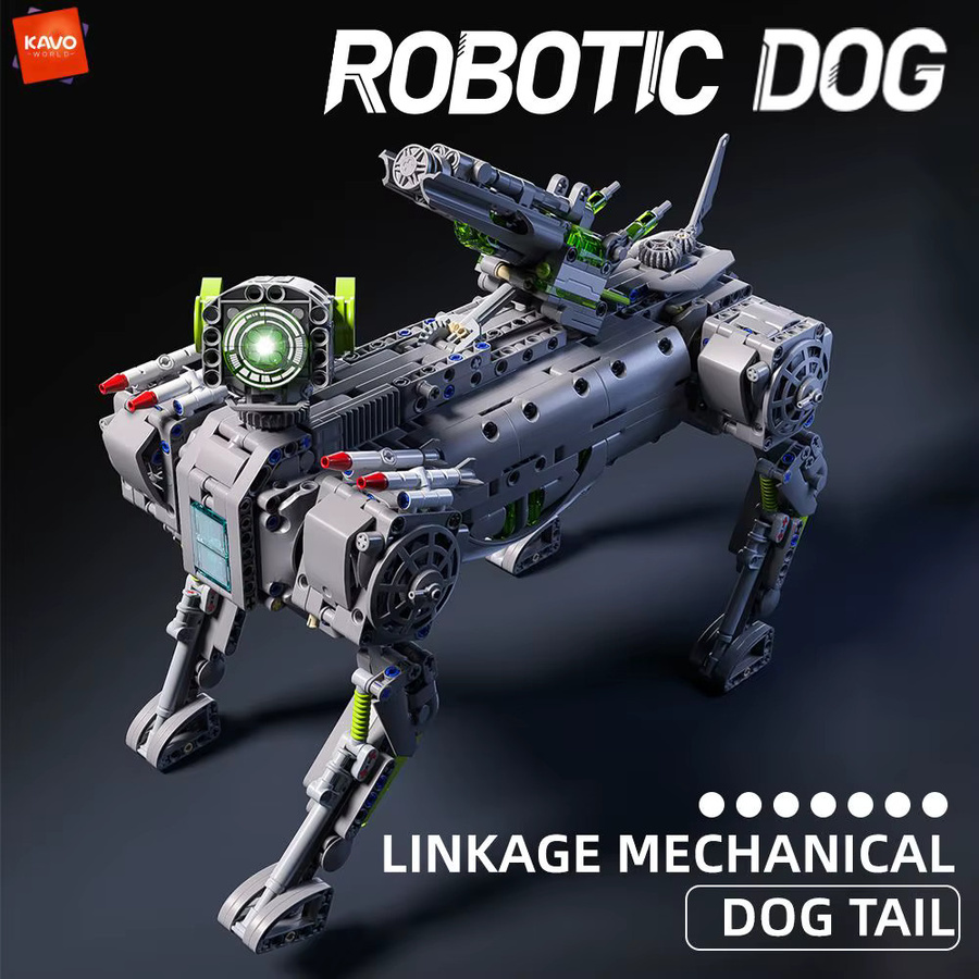 KAVOWORLD High-Tech Roboterhund, Baukasten, 1609 Teile - Bild 4