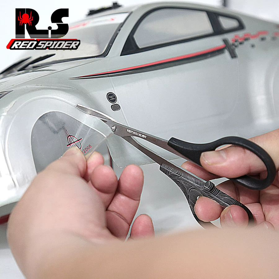 RED SPIDER RC Auto Shell Schere, Zubehör, Metall, Schwarz - Bild 2