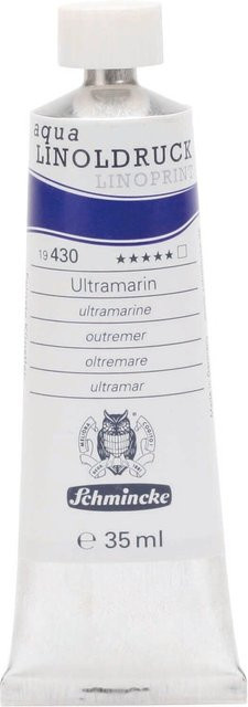 Schmincke Linoldruckfarbe Ultramarin Blau - Bild 1