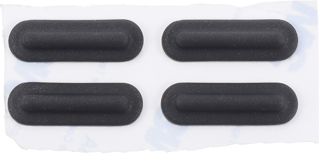Foxnovo Gummi-Fußpolster für Laptops in Schwarz - Bild 1