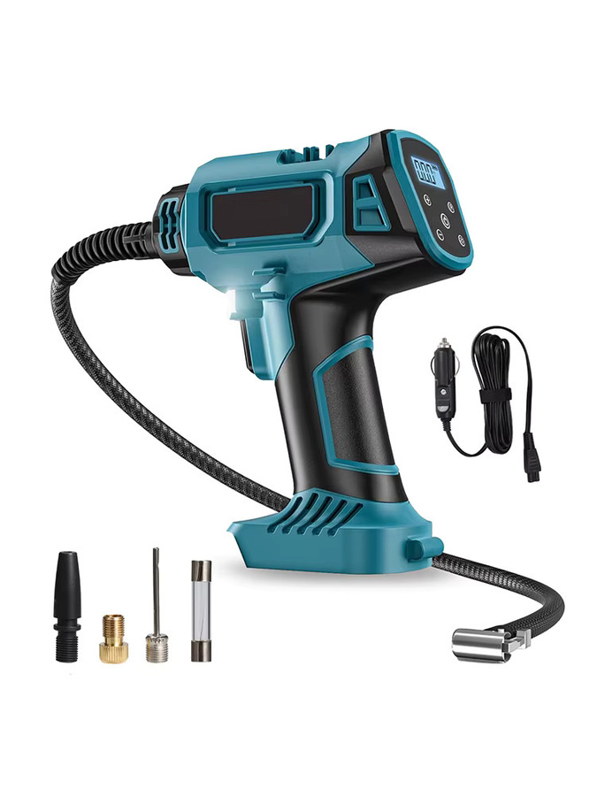 Makita Schnurlose aufblasbare elektrische Auto-Luftpumpe mit digitalem Display für 18 V Akku - Bild 6