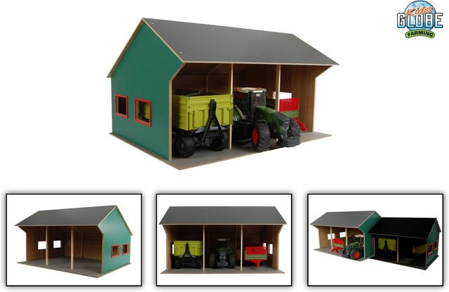 Kids Globe Landwirtschaftsschuppen Holz 1:16 - Bild 1