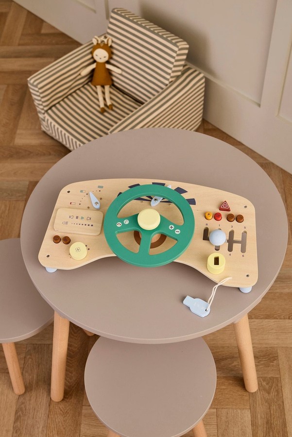 Kids Concept Aktivitätsspiel Auto Aiden, Fahrzeuge, Holz, ab 1 Jahr - Bild 2
