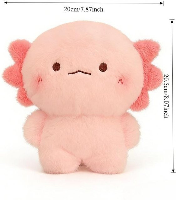 Axolotl Plüschtier, Kuscheltier, Rosa / Pink, ab 14 Jahre - Bild 1