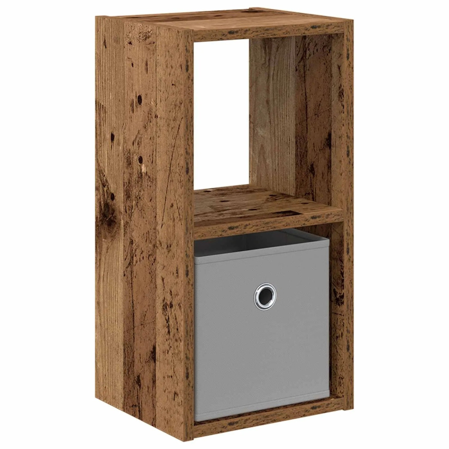 vidaXL Nachttisch aus Altholz in Braun, modern, B/T/H: 25,5 x 22 x 49,5 cm - Bild 2