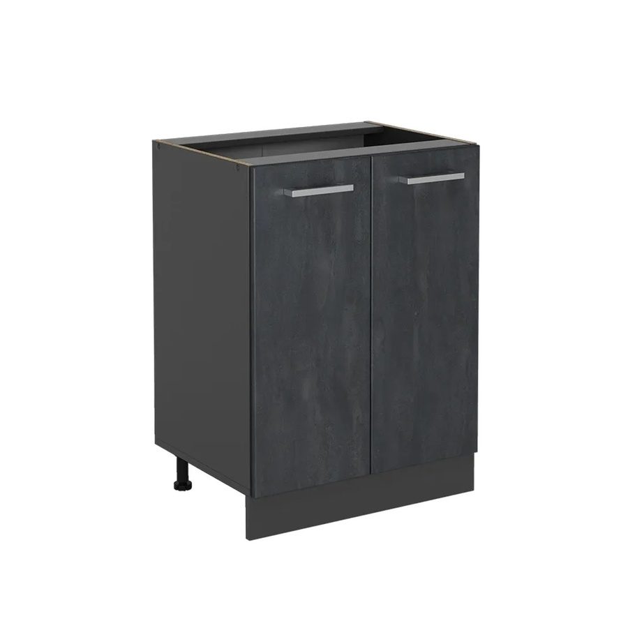 Vicco Küchenunterschrank R-Line Schwarz Beton Anthrazit Breite: 60 cm ohne Arbeitsplatte - Bild 2