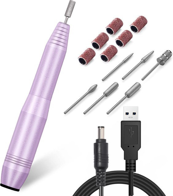 LINMANDA Nagelbohrmaschine, Purple C, Unisex - Bild 1