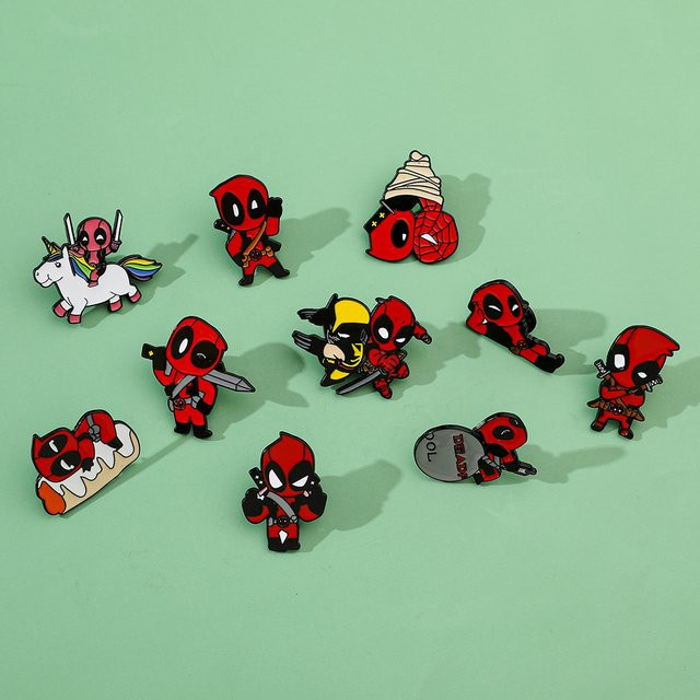 Bandai Broche Deadpool, Legierung, Unisex - Bild 1