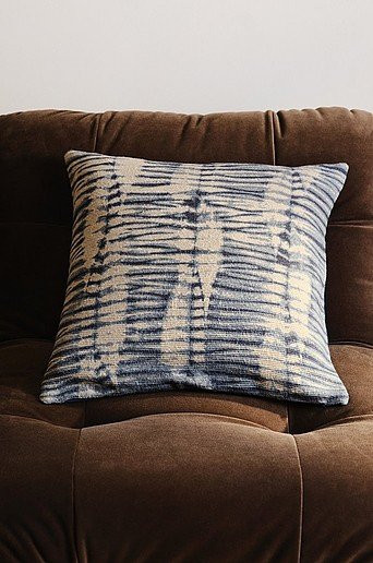 Jotex Kissenbezug Batisse in Blau mit grafischem Design, B/T/H: 50 x 50 x 50 cm - Bild 1