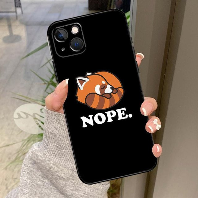 Niedliches Roter Panda Handycase für Apple iPhone 11 12 13 14 15 16 17 Pro Max Plus Mini und 16e - Bild 1
