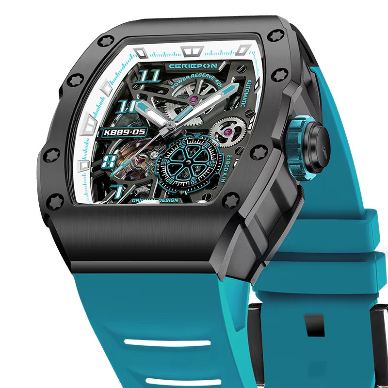 Pagani Designs Armbanduhr Automatik, Edelstahl, Schwarz, Herren - Bild 4