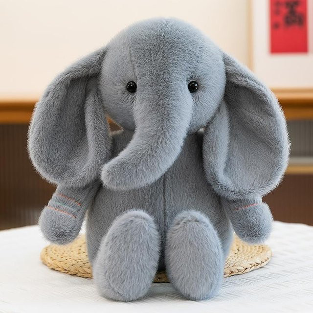 Beibei Elefant Plüschtier, grau - Bild 1
