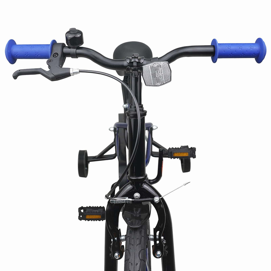 VD Home Furnishing Kinderfahrrad 16 Zoll Blau und Schwarz - Bild 3