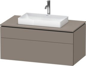 Duravit Waschtischunterschrank L-Cube, Wandhängend, Grau Matt, B/T/H: 102 x 55 x 48,2 cm - Bild 1