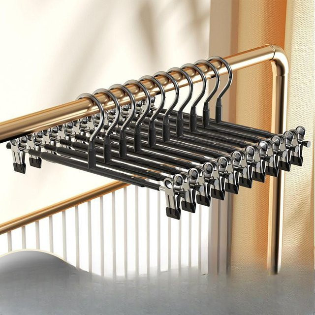 MENGN Top Multifunktionaler Hosenbügel mit Clips in Schwarz, rutschfest und winddicht, B/H: 30 x 13,5 cm - Bild 1