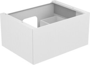 Keuco Waschtischunterschrank Edition 11 in Weiß Lack matt mit LED-Beleuchtung und Soft-Close, B/T/H: 70 x 35 x 53,5 cm - Bild 1