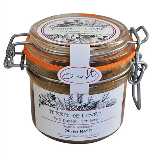 Maison Telme Hasenterrine Speck & Wacholder 200 g - Bild 1