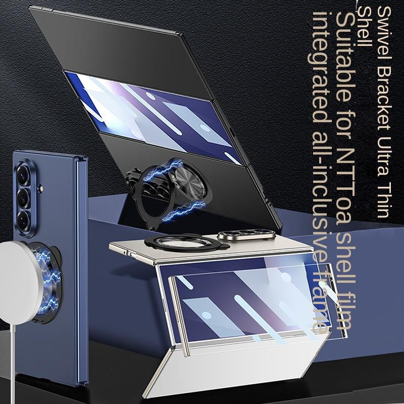 Samsung Galaxy Z TriFold Vollschutz-Handyhülle mit magnetischem Ständer und integrierter Folie - Bild 2