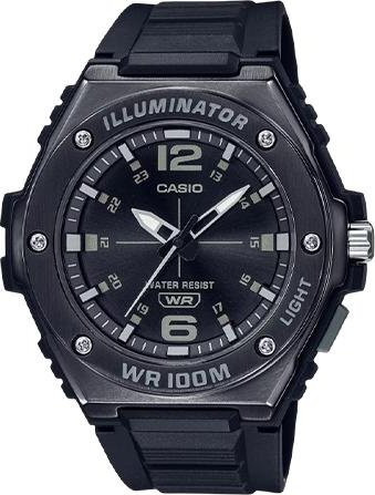Casio Armbanduhr, Quarz, Edelstahl, Schwarz, Herren - Bild 1