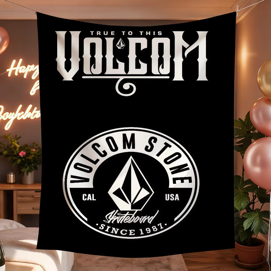 Volcom Banner Flagge Schwarz Textil B: 60,0 cm, H: 40,0 cm - Bild 2