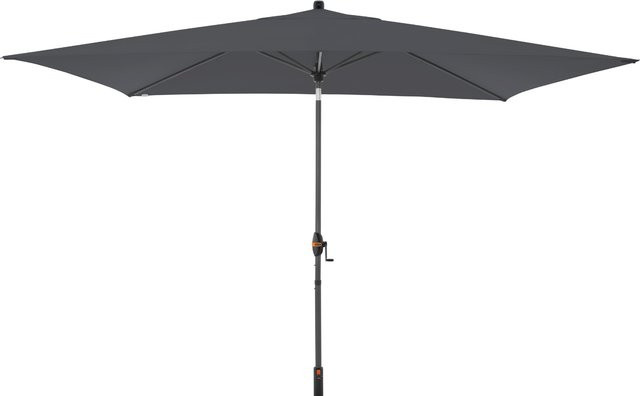 Doppler Mittelstockschirm MyZone in Anthrazit mit Auto-Tilt und Knickfunktion, B: 300 cm, T: 200 cm - Bild 1