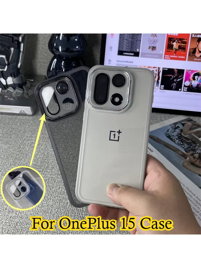 Transparente Silikonhülle für OnePlus 15 13T 12 Ace 6 5 3 2 Pro mit vollständigem Kameraschutz und stoßfester Abdeckung - Bild 2