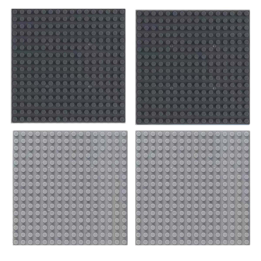 Yiran toy 16x16 Grundplatte Zubehör blau 4-teiliges Set - Bild 1