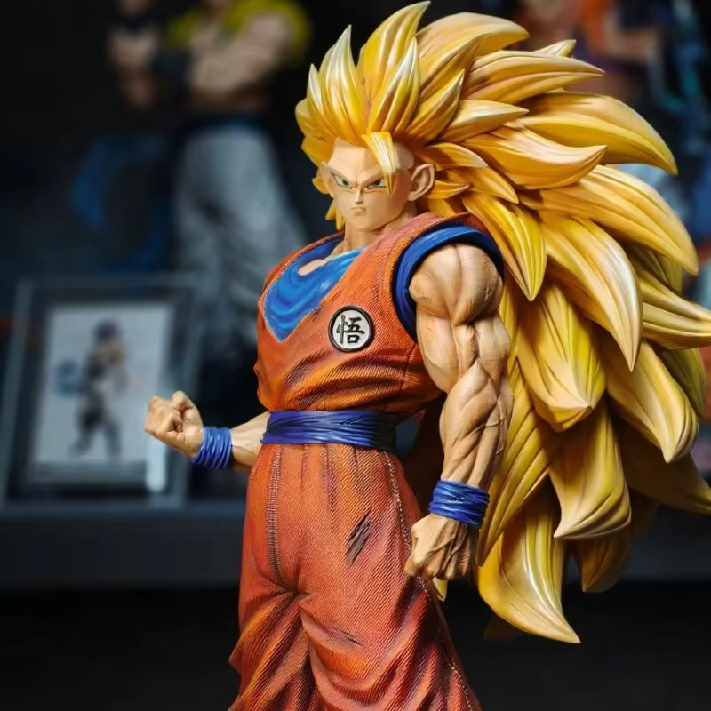 Bandai Dragon Ball Z Goku SSJ3 Actionfigur, 54cm, PVC Anime-Statue - Bild 2