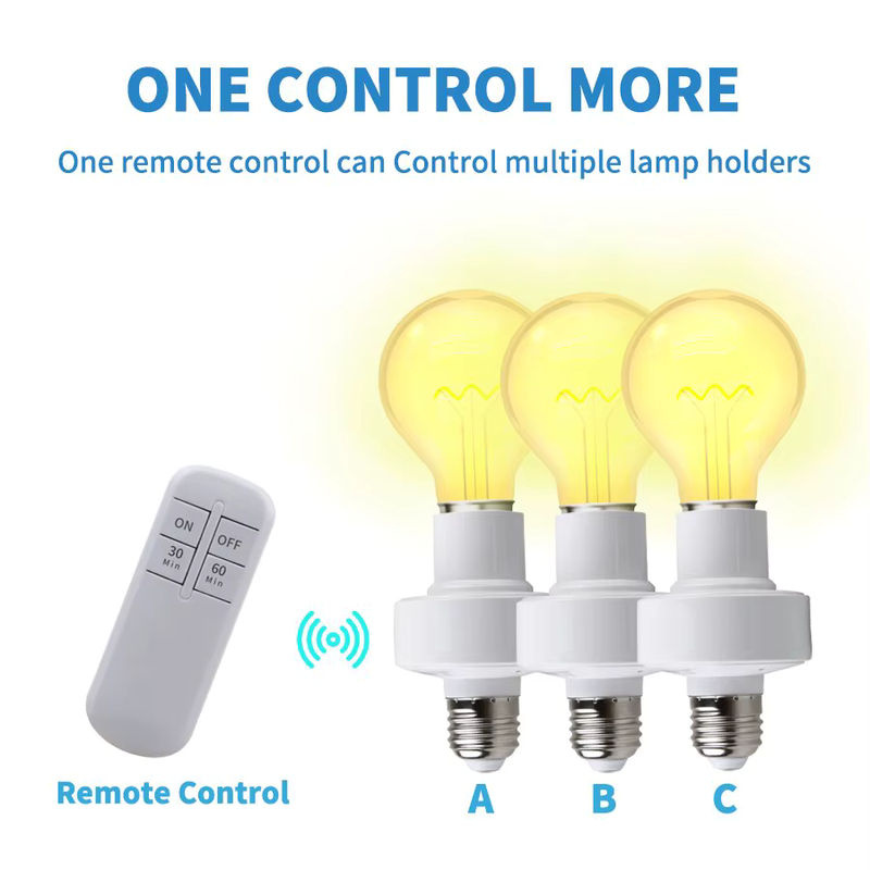 Ammtoo Smart Timer Schalter mit drahtloser Fernbedienung für E27 Lampenfassungen, 15m Reichweite - Bild 2