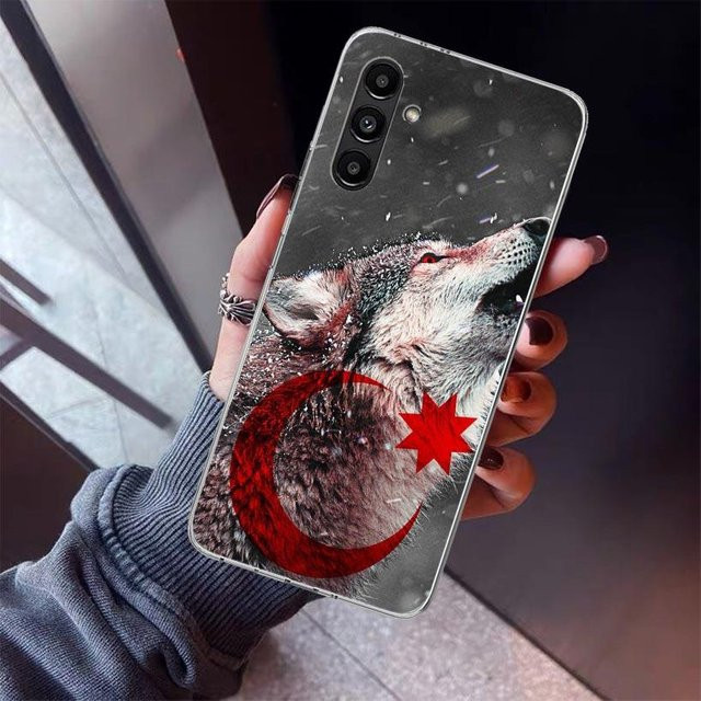 Handyhülle mit Türkischer Flagge für Samsung Galaxy A17 A16 A15 A14 A13 A57 A56 A55 A54 A53 A37 A36 A35 A34 A33 A26 A25 A24 A23 5G in Multicolor - Bild 1
