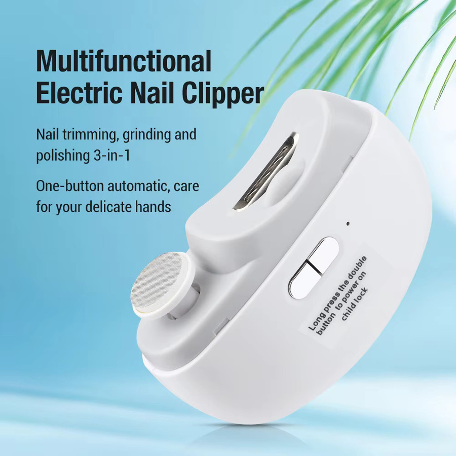 Ms.Dear Elektrischer Nagelknipser, Automatischer Maniküre-Trimmer mit Licht, Unisex - Bild 2