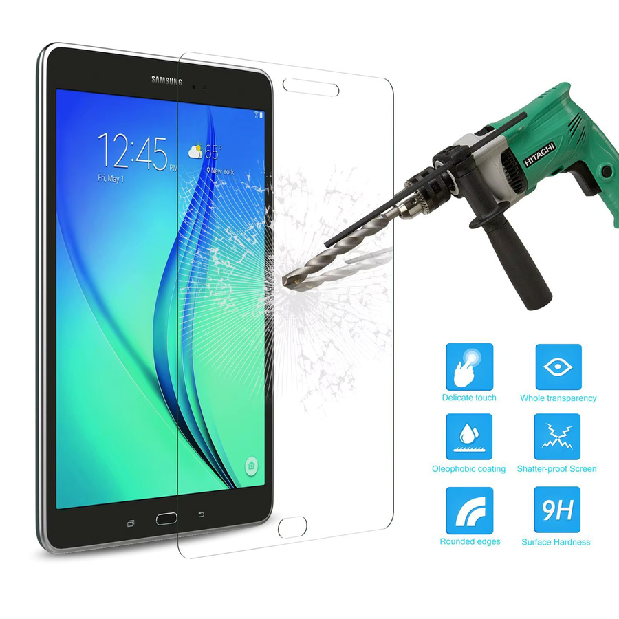 3er-Pack Glas-Displayschutzfolie für Samsung Galaxy Tab A 8.0 und Tab S in Transparent - Bild 5