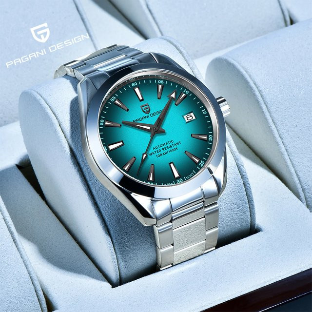 Pagani Design Automatik-Armbanduhr, Edelstahl, Saphirglas, Herren - Bild 1