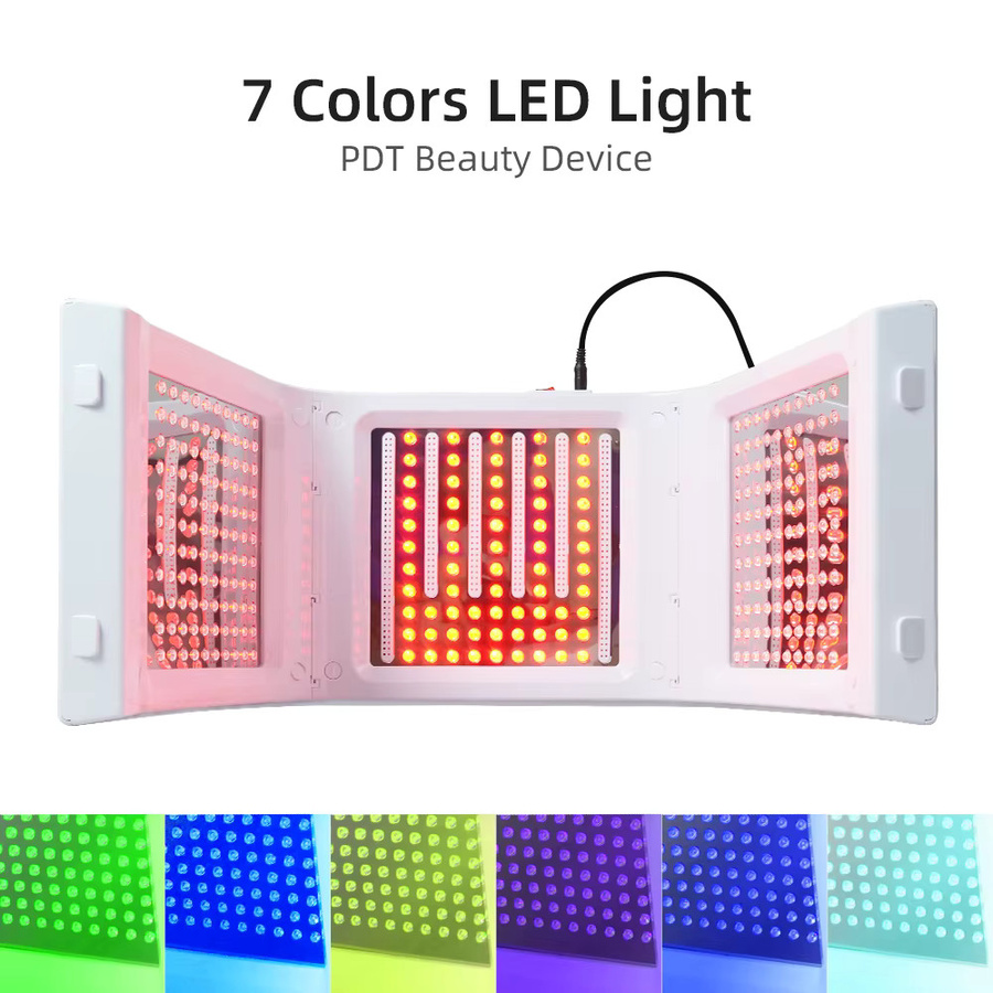 7-Farben LED-Gesichtsmaske, Unisex, für unreine Haut und Akne - Bild 2