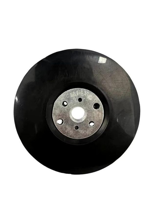 Vibratite Schleifscheiben-Stützteller in Schwarz für Winkelschleifer mit spiralförmigen Kühlrippen, passend für Harzfaserscheiben, M14 und 5/8–11 Gewinde, 4,5–7 Zoll - Bild 4