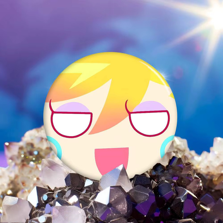 Mesuca Brosche, Anime-Mädchen, Button Pin - Bild 3