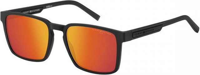 Tommy Hilfiger TH 2088 S Sonnenbrille, Herren, Vollrand, Rechteckig, Schwarz, Kunststoff - Bild 1
