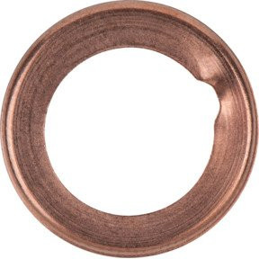KS Tools Dichtring Faltring braun, Außen-Ø 17 mm, Innen-Ø 12 mm, 25er-Pack - Bild 1